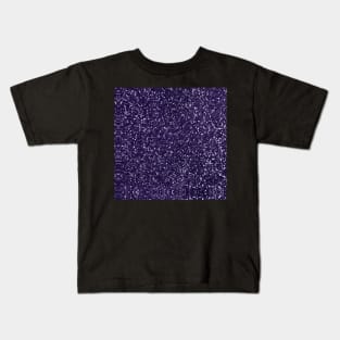 Sparkly Violet Purple Glitter Kids T-Shirt